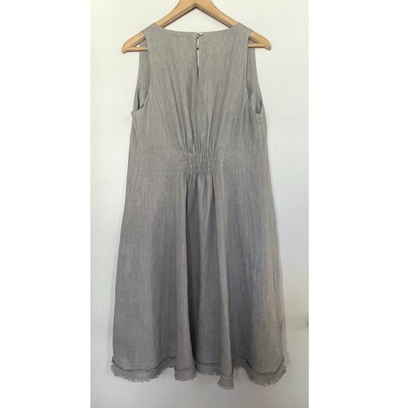 Piazza del Tempio 100% Linen Dress - Picture 3 of 8